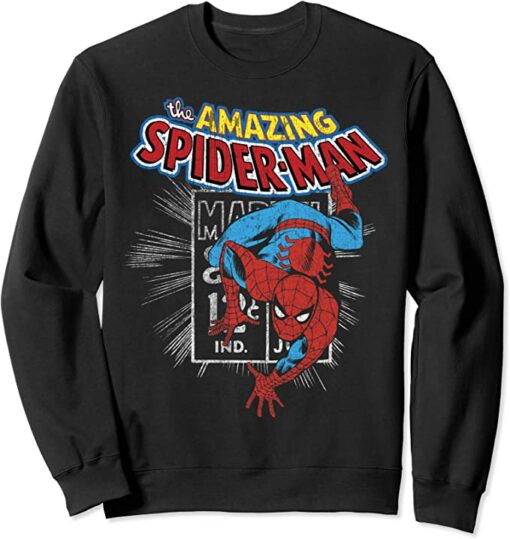 vintage spider man sweatshirt