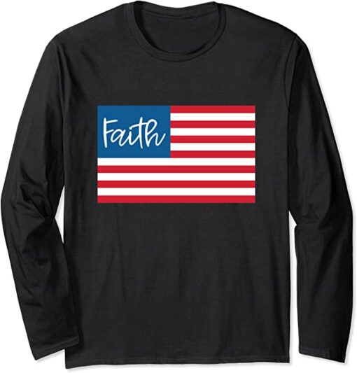 sweatshirt with american flag on sleeve