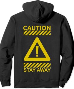 caution hoodie