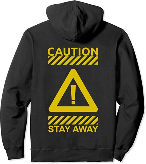 caution hoodie