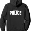 black police hoodie