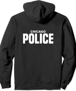 black police hoodie