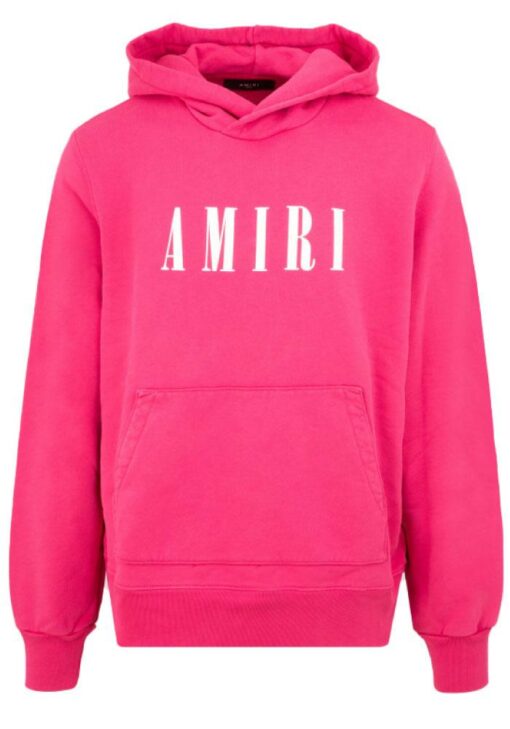 pink amiri hoodie