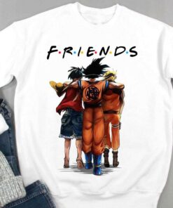 anime friends sweatshirt