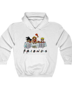 friends anime hoodie