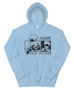 blue anime hoodie