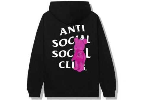 anti social social club bearbrick hoodie