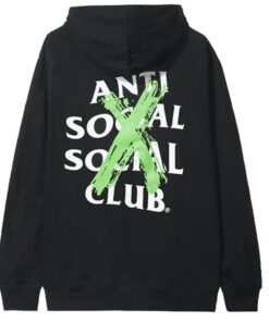 anti social social club green hoodie