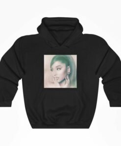 ariana grande hoodie positions