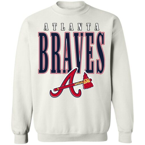 atlanta braves crewneck sweatshirt