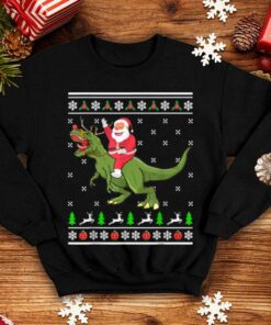 dinosaur christmas sweatshirt