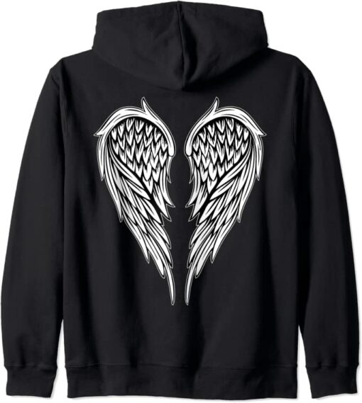 hoodie with wings