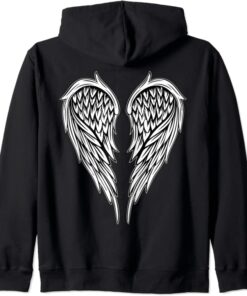 winged hoodie