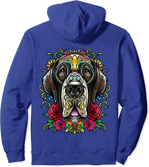 dog skull hoodie