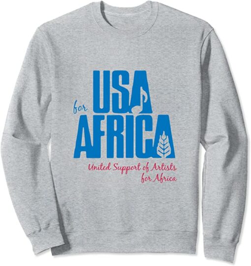 usa for africa sweatshirt