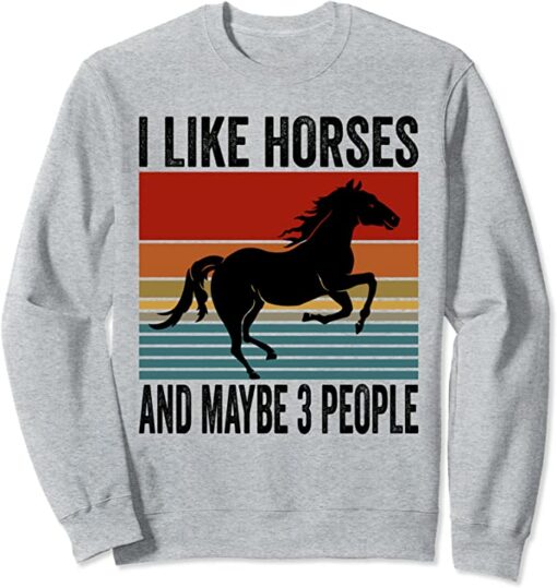 sweatshirts with horses on them