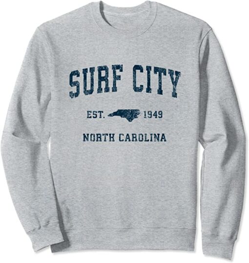 surf city north carolina sweatshirt