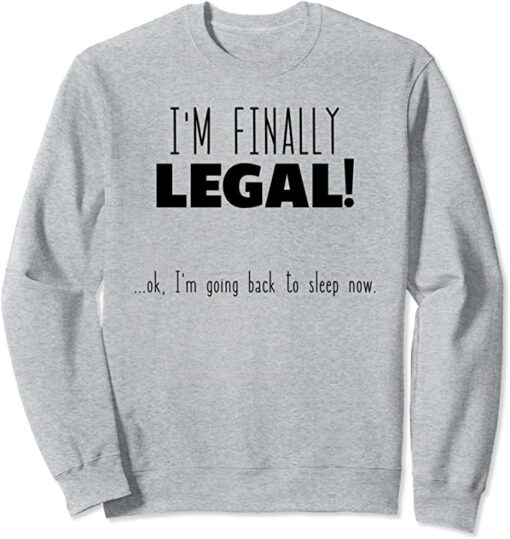 legal sweatshirt