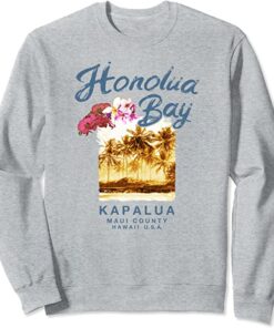 sweatshirt hawaiian design