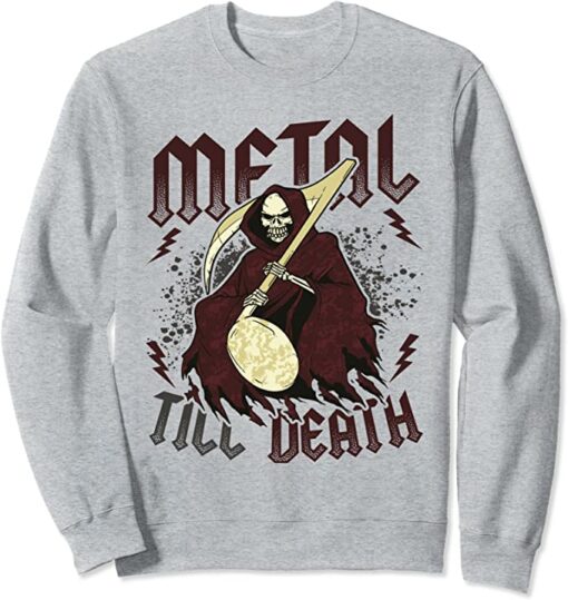 metal sweatshirt