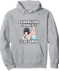 cringe anime hoodie