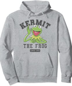 kermit in a hoodie