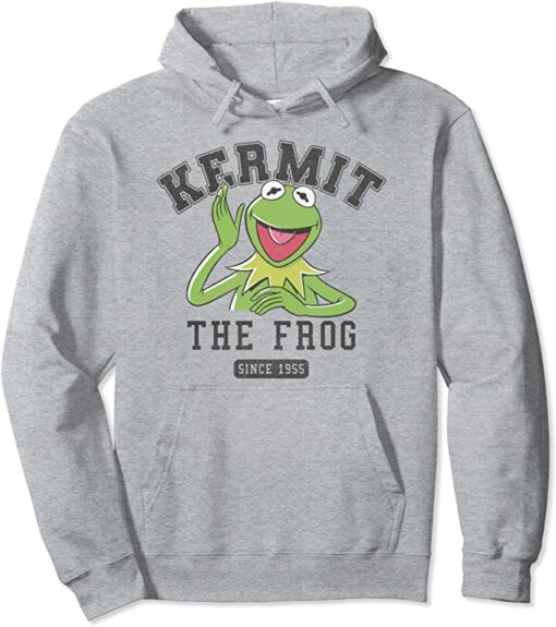 kermit in a hoodie