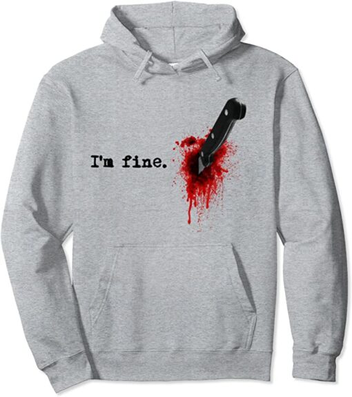 im fine hoodie