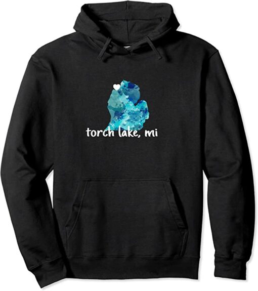 torch lake hoodie