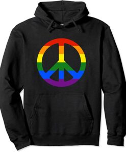 peace symbol hoodie