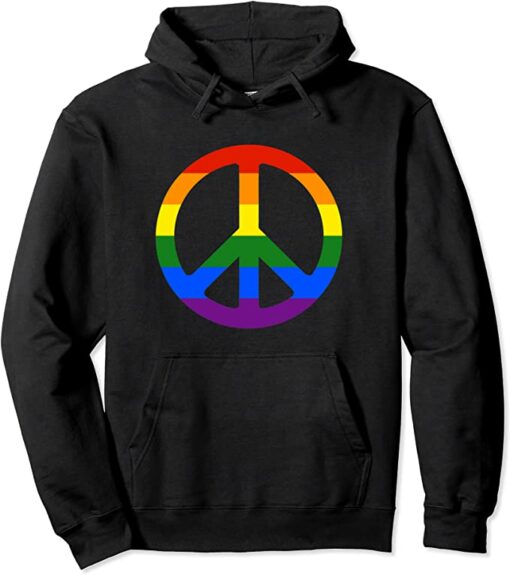 peace symbol hoodie