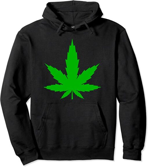 weed leaf hoodie