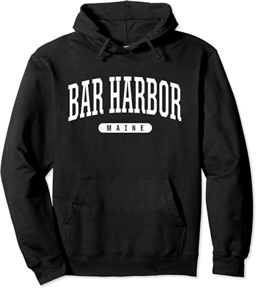 bar harbor maine hoodie