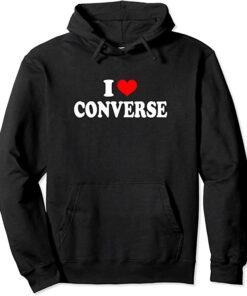 converse heart hoodie