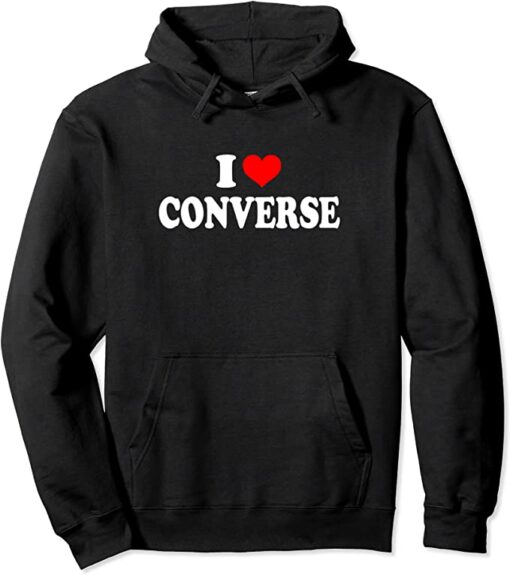 converse heart hoodie