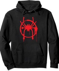 black and red spider hoodie