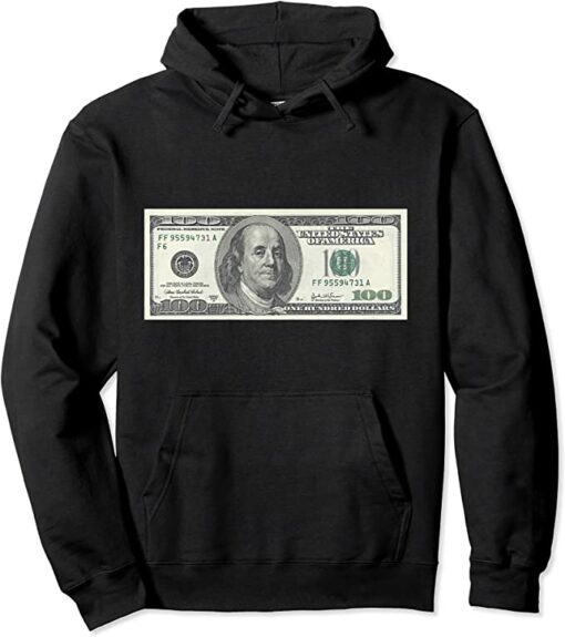 hundred dollar bill hoodie