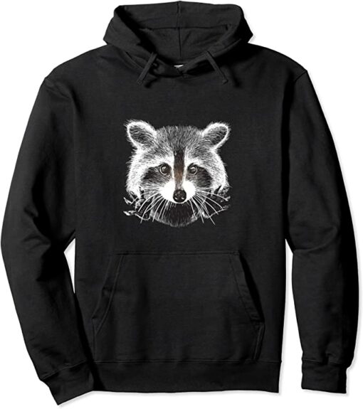 raccoon hoodie