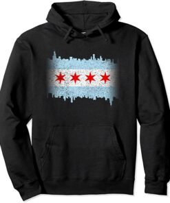 chicago flag hoodies