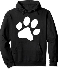 paw print hoodie