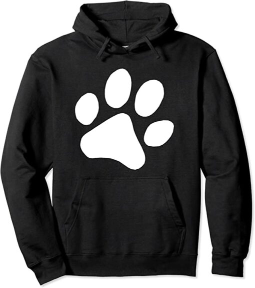 paw print hoodie