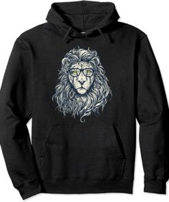 lion face hoodie