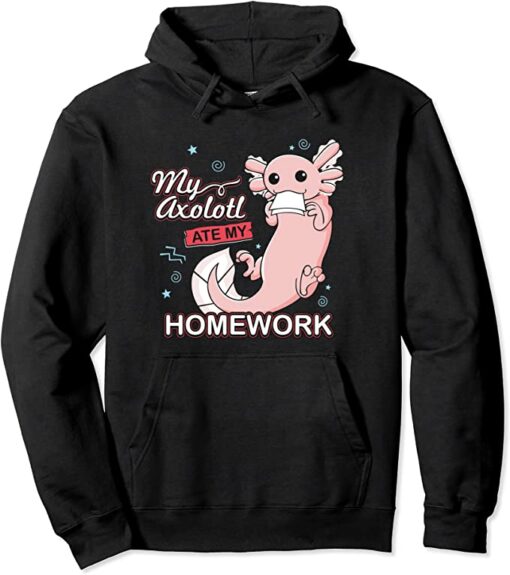 cute axolotl hoodie