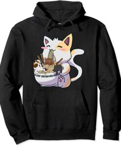 ramen cat hoodie