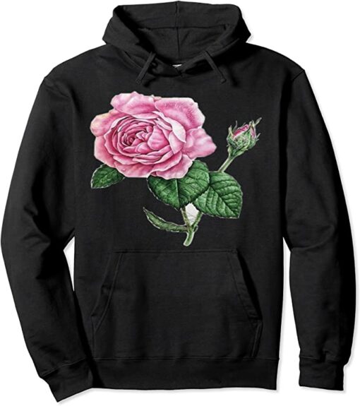 pink rose hoodies