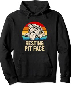 resting pit face hoodie