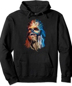 star wars hoodie with characters on sleeves