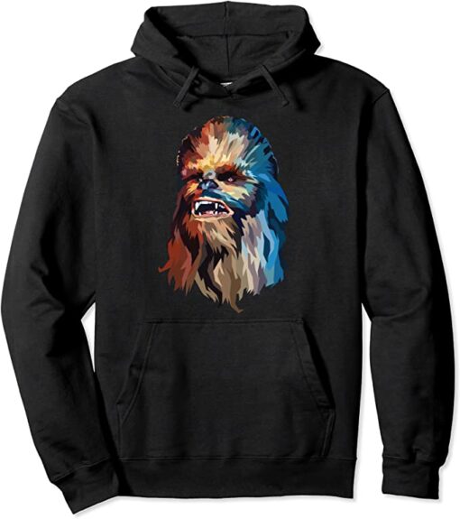 star wars hoodie with characters on sleeves