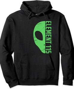 black hoodie with neon green