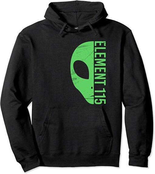 black hoodie with neon green